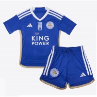 Leicester City Hemmatröja Barn 2023-24 Kortärmad (+ Korta byxor)